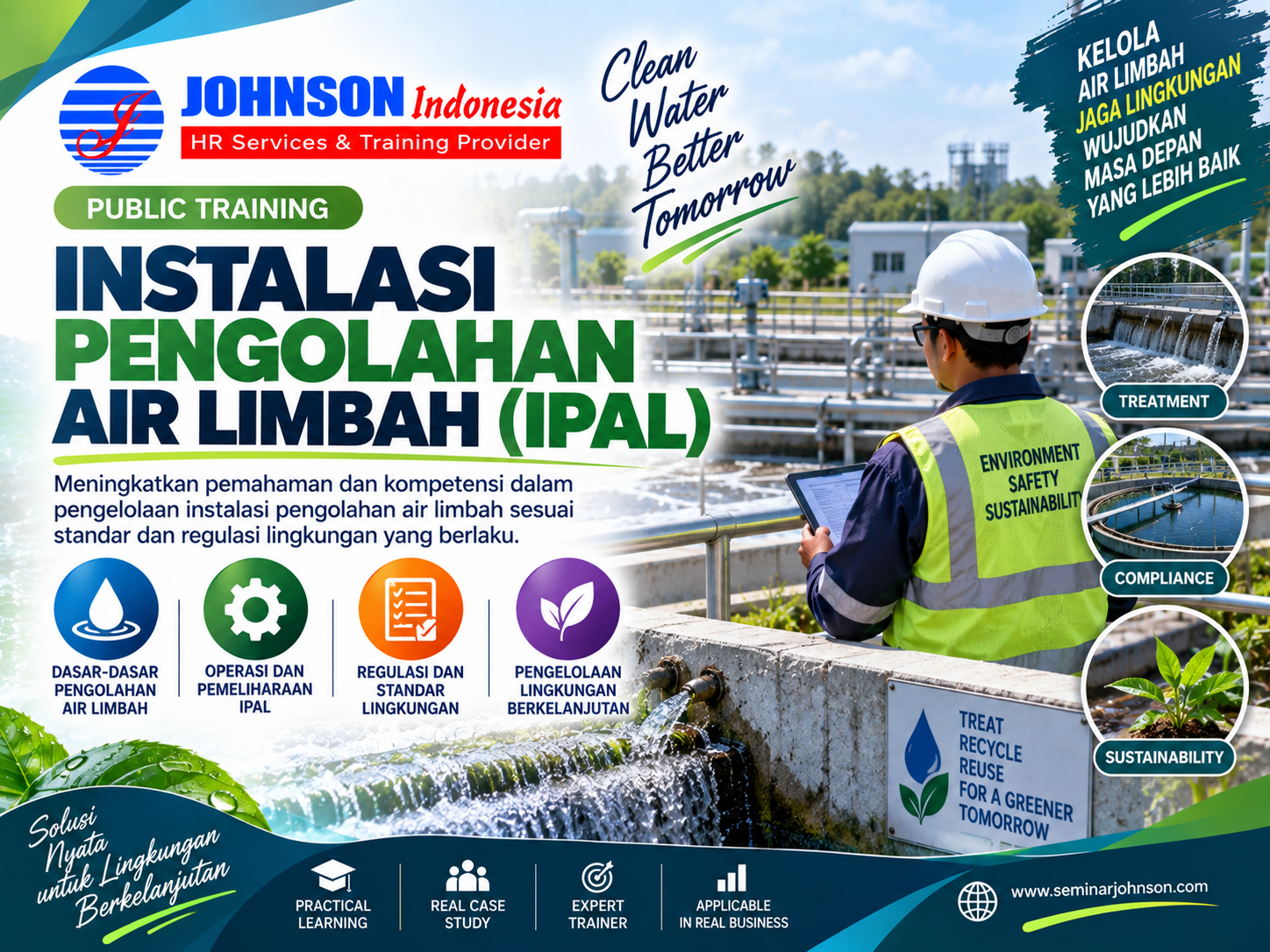 = Training Instalasi Pengolahan Air Limbah (IPAL)