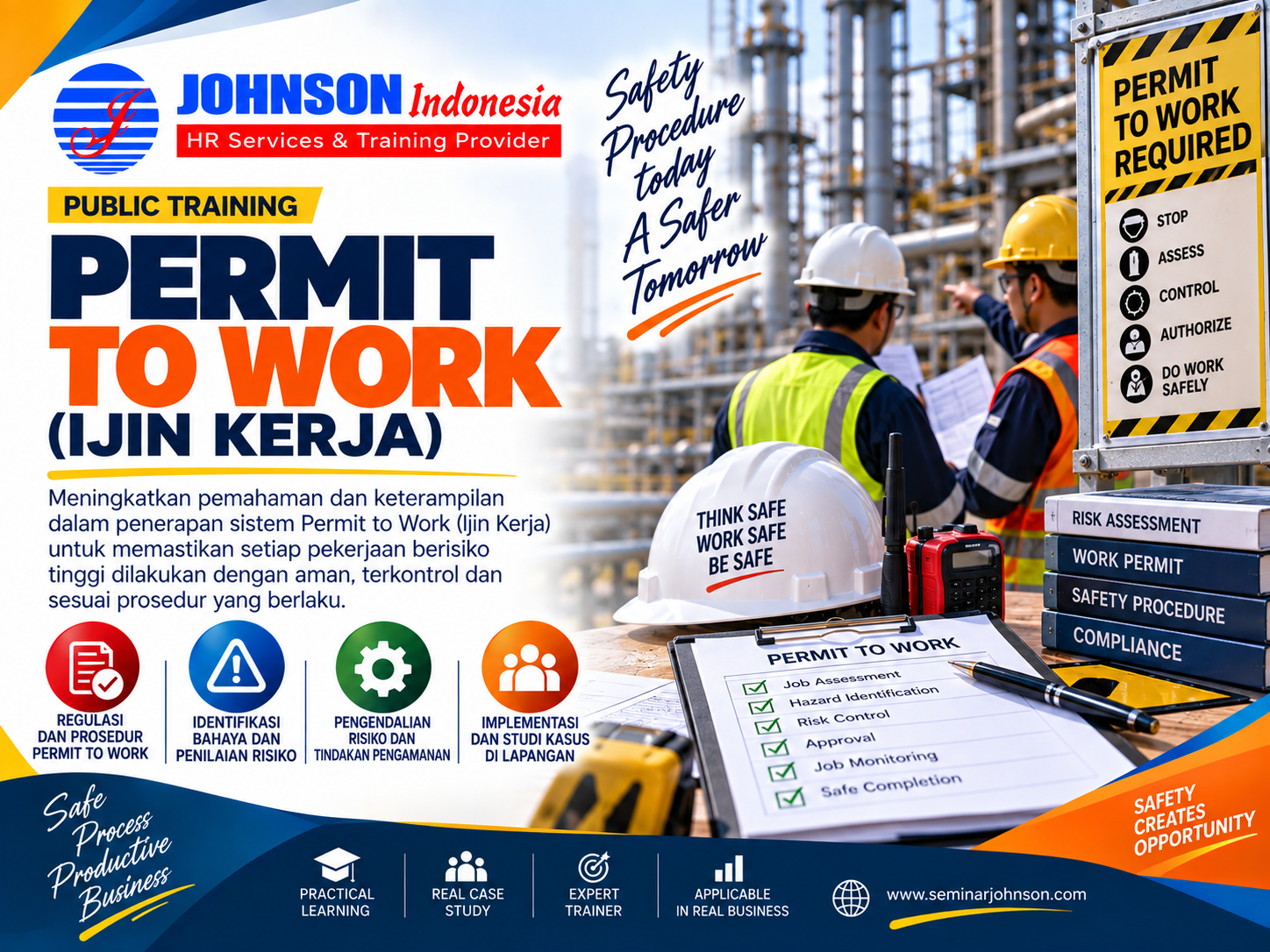 = Training Permit to Work (Ijin Kerja)