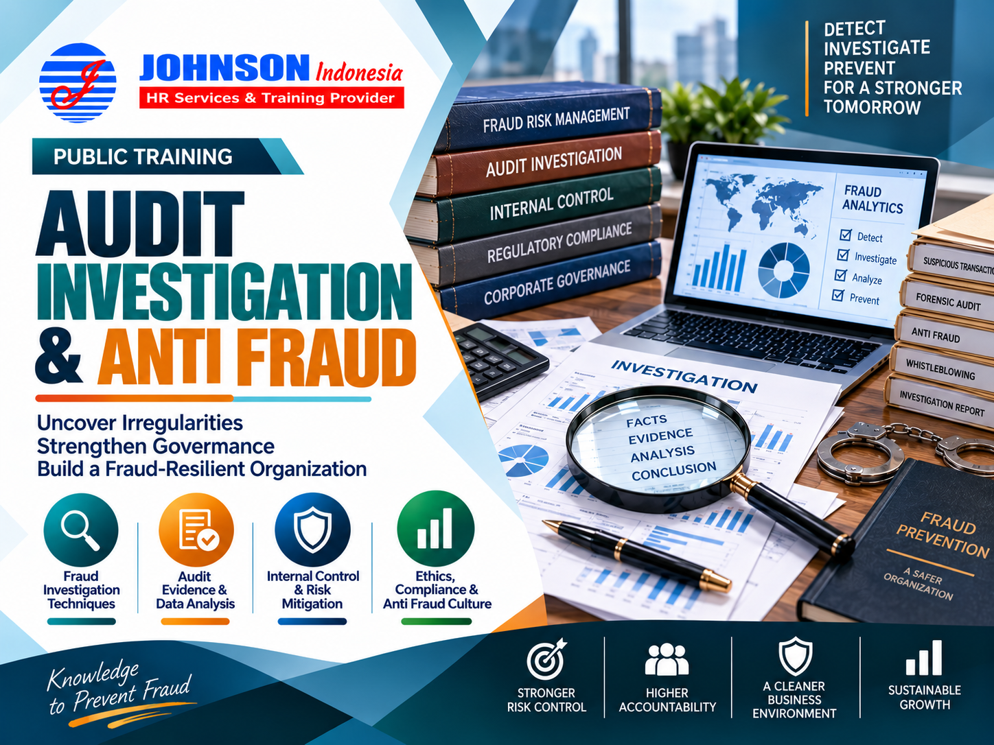 = Training Audit Investigation Anti Fraud Johnson Indonesia