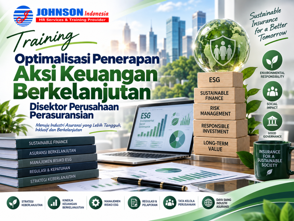 Training Optimalisasi Penerapan Aksi Keuangan Berkelanjutan Disektor Perusahaan Perasuransian
